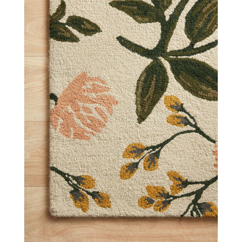 Rifle Paper Co. x Loloi Joie Peonies BlushRug & Reviews Wayfair Canada